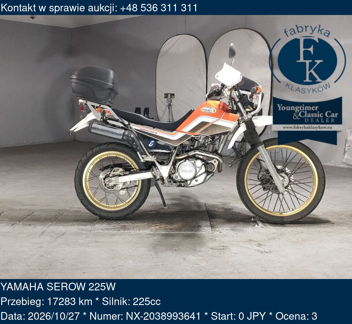 YAMAHA SEROW 225W - zdjęcie 2