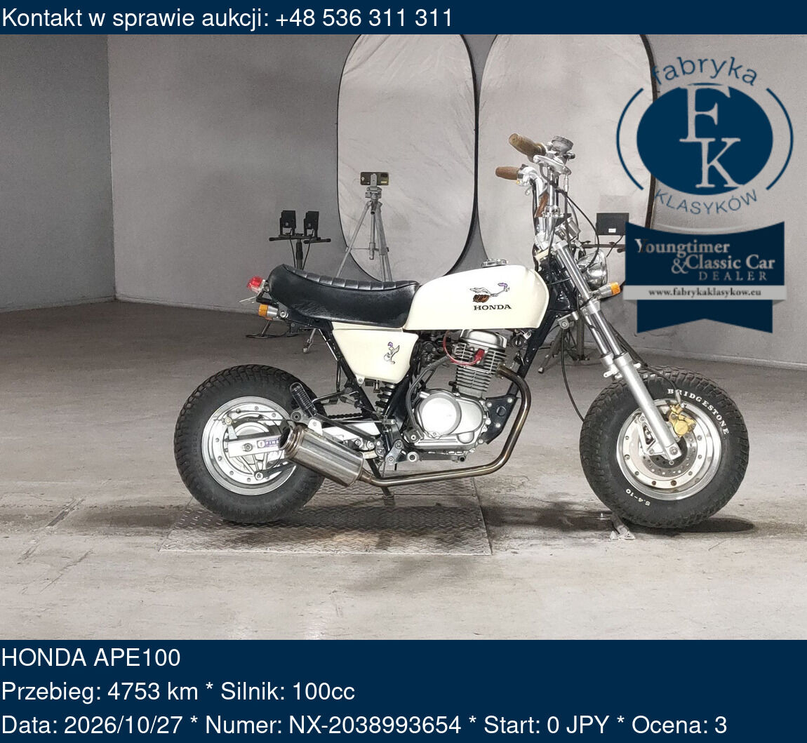 HONDA APE100  - zdjęcie 2