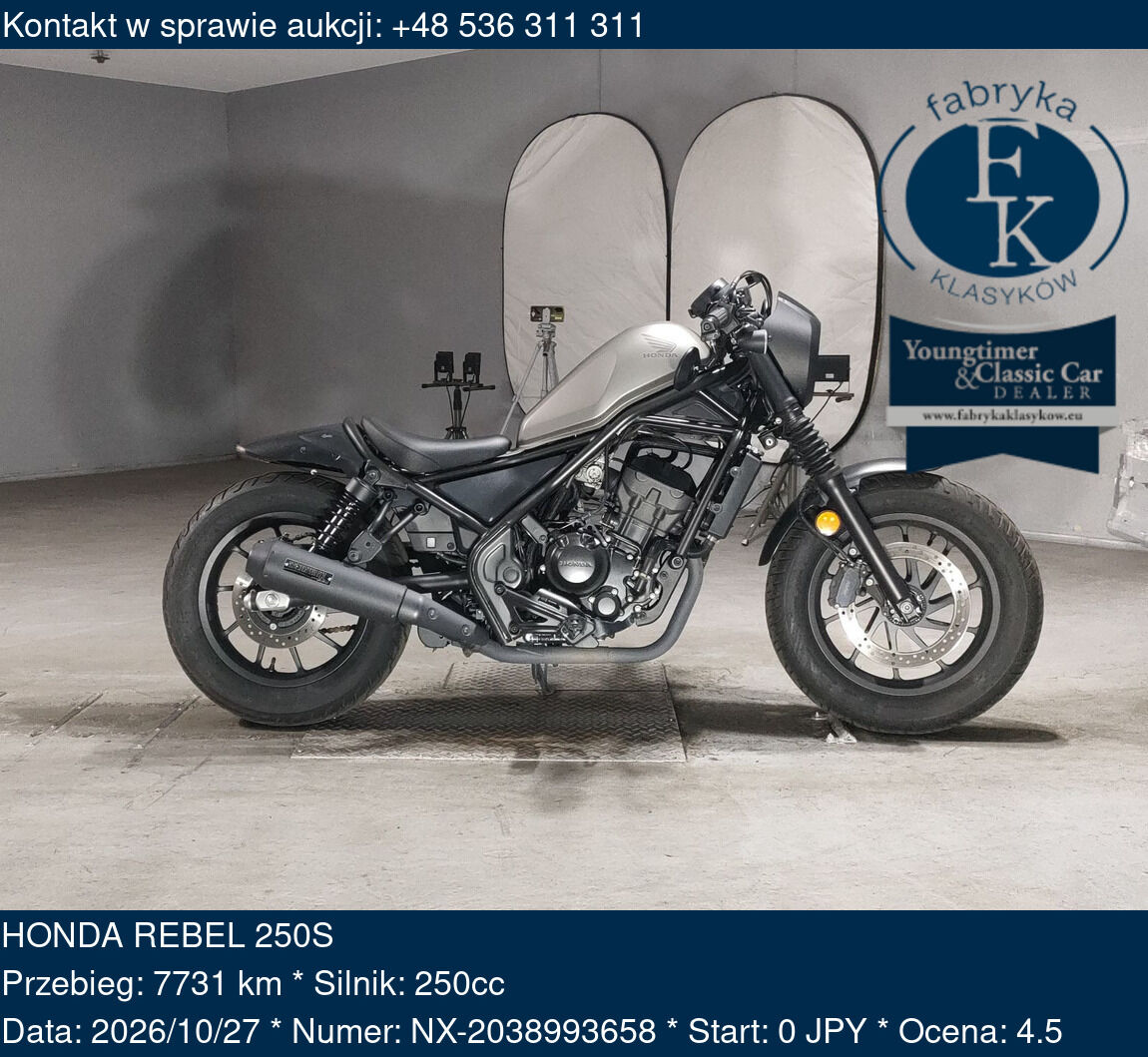 HONDA REBEL 250S - zdjęcie 2