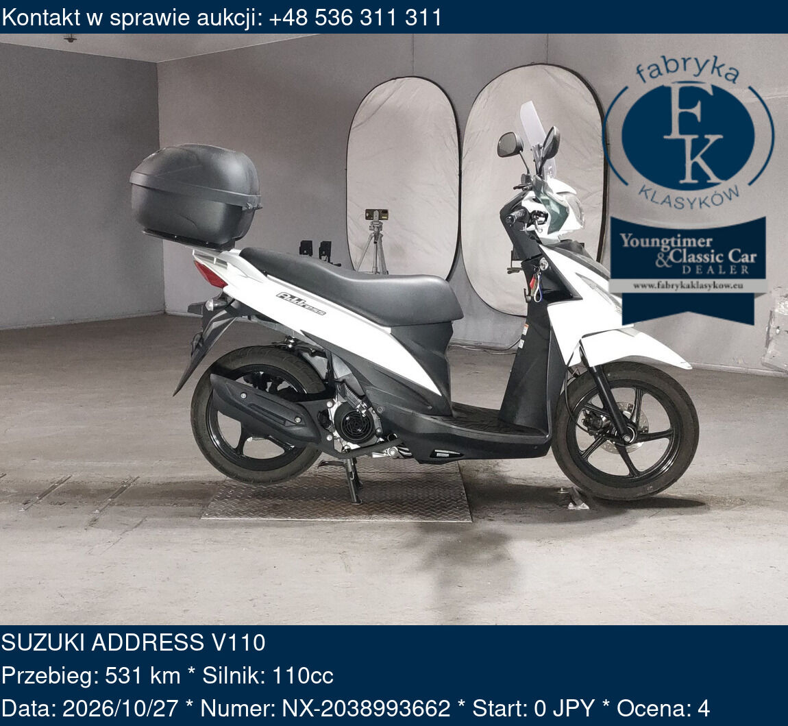 SUZUKI ADDRESS V110  - zdjęcie 2
