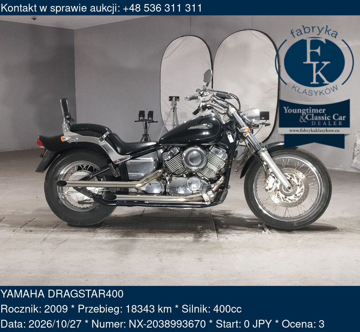 YAMAHA DRAGSTAR400 2009 - zdjęcie 2