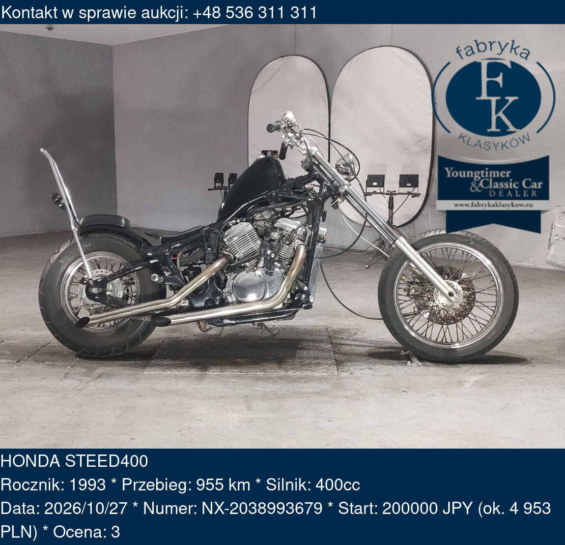 HONDA STEED400 1993 - zdjęcie 2