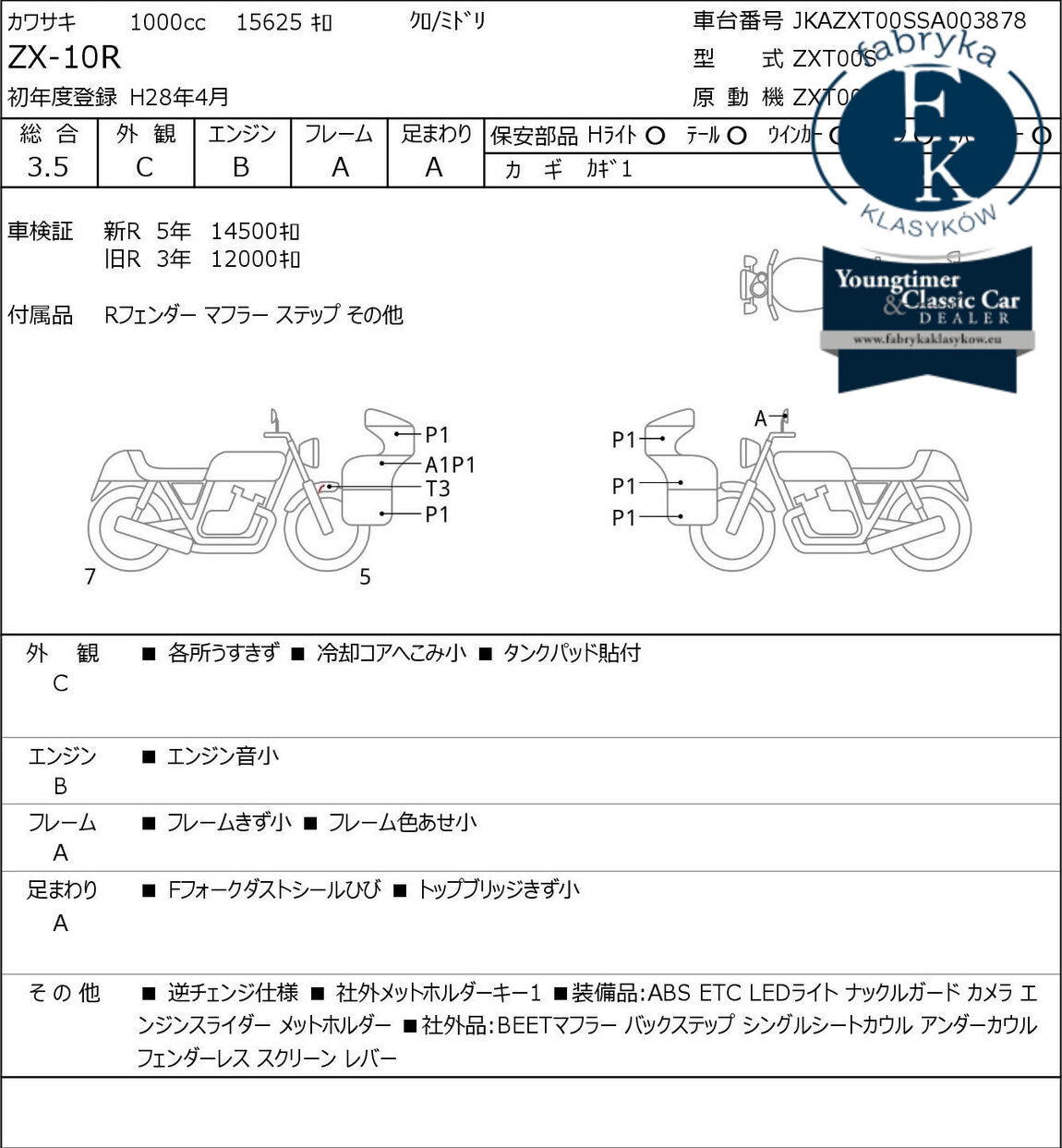KAWASAKI ZX-10R 2016 - zdjęcie 7
