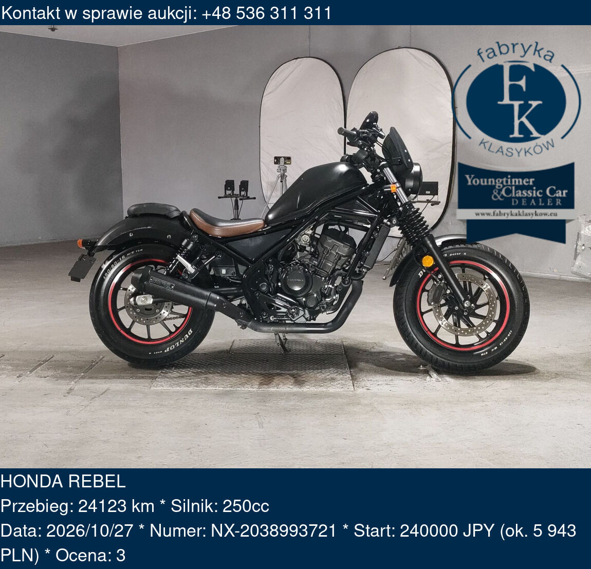 HONDA REBEL  - zdjęcie 2