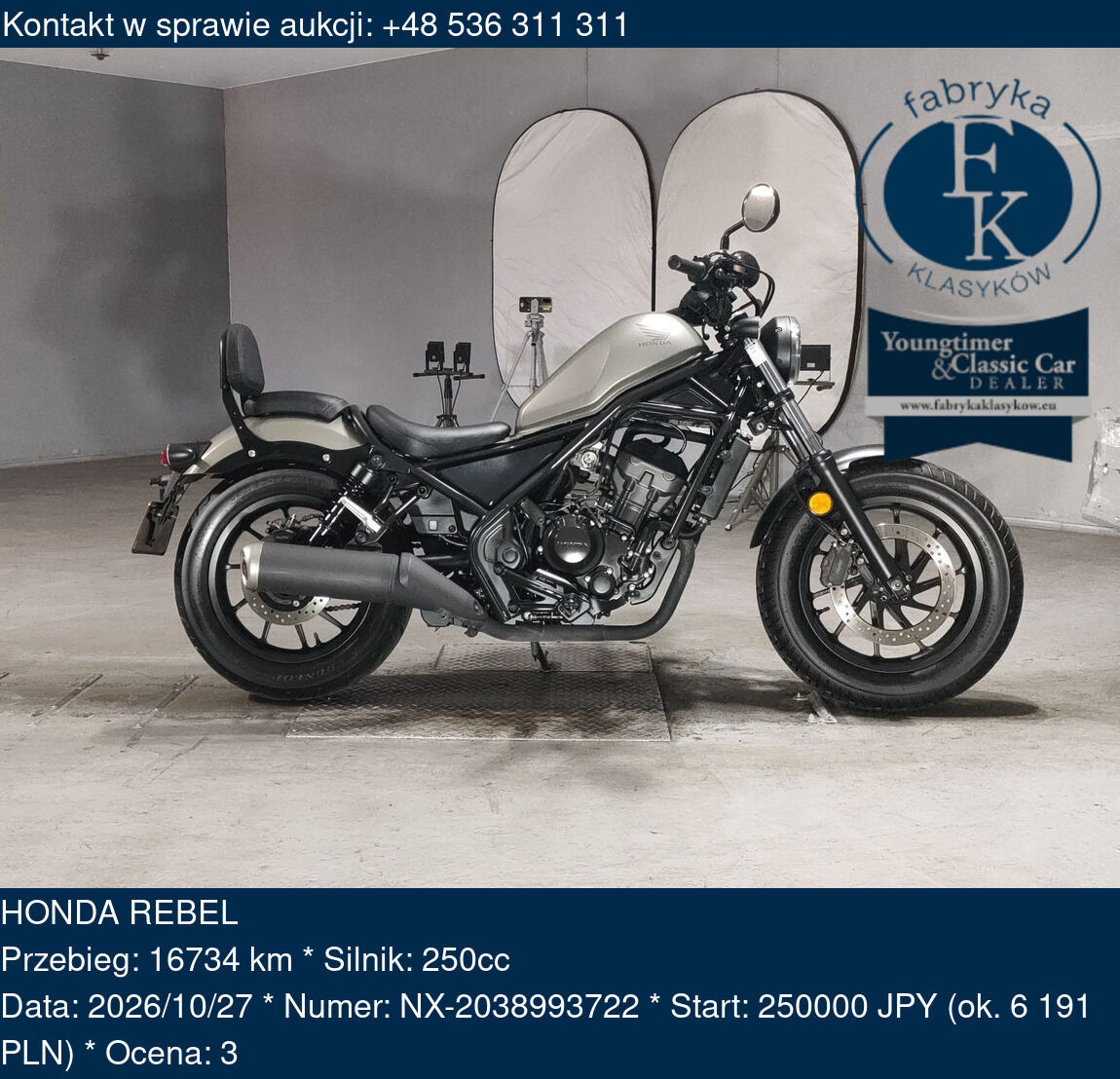 HONDA REBEL - zdjęcie 2