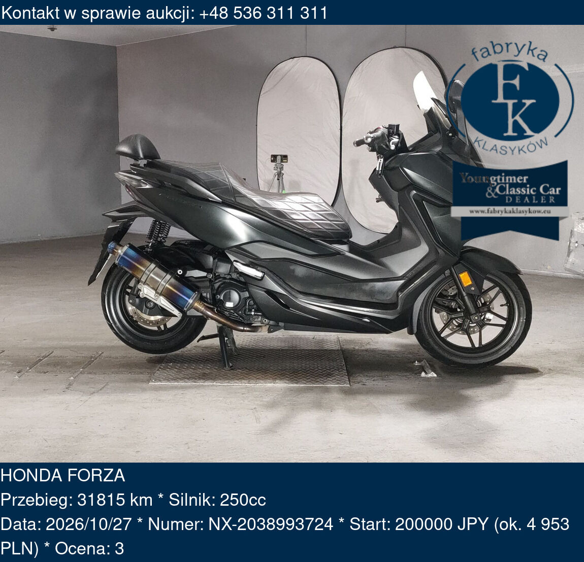 HONDA FORZA  - zdjęcie 2