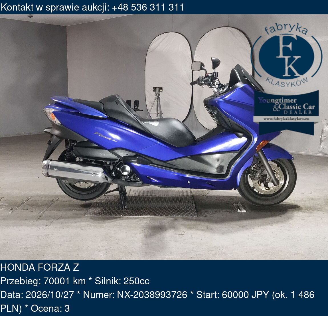 HONDA FORZA Z - zdjęcie 2
