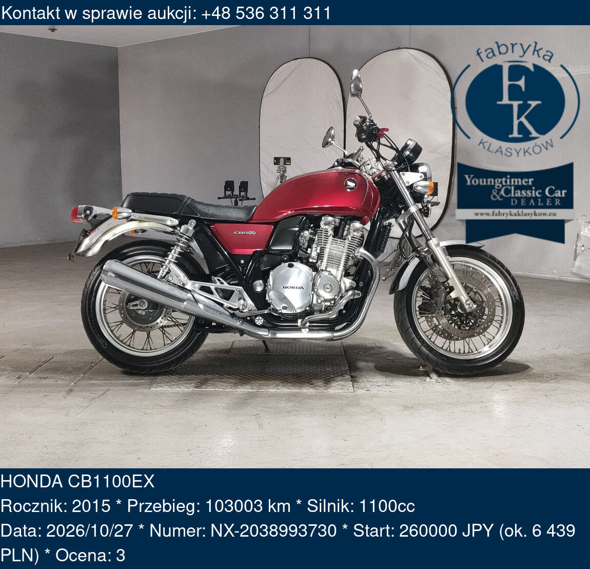 HONDA CB1100EX 2015 - zdjęcie 2