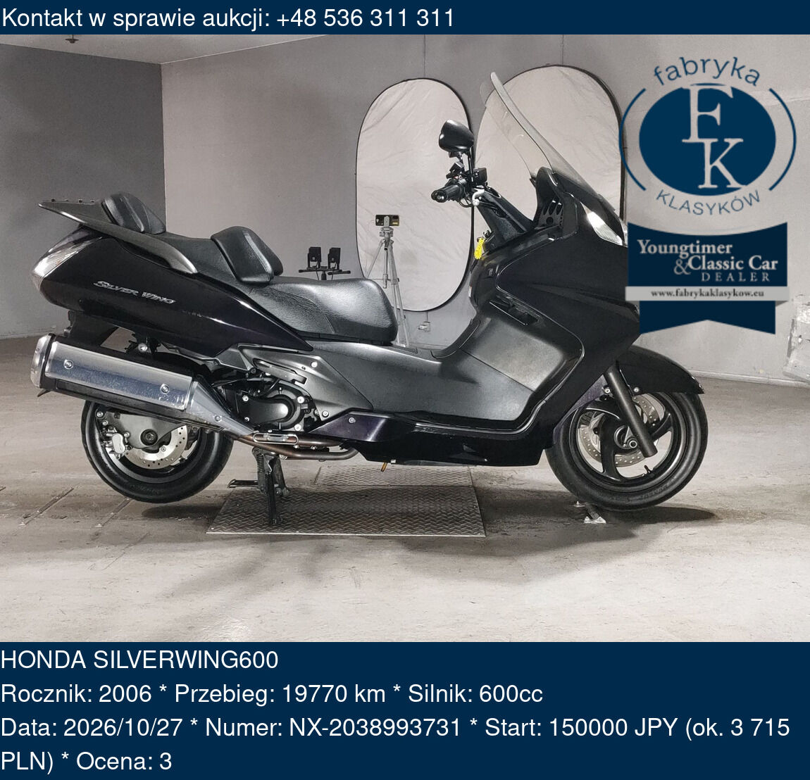 HONDA SILVERWING600 2006 - zdjęcie 2