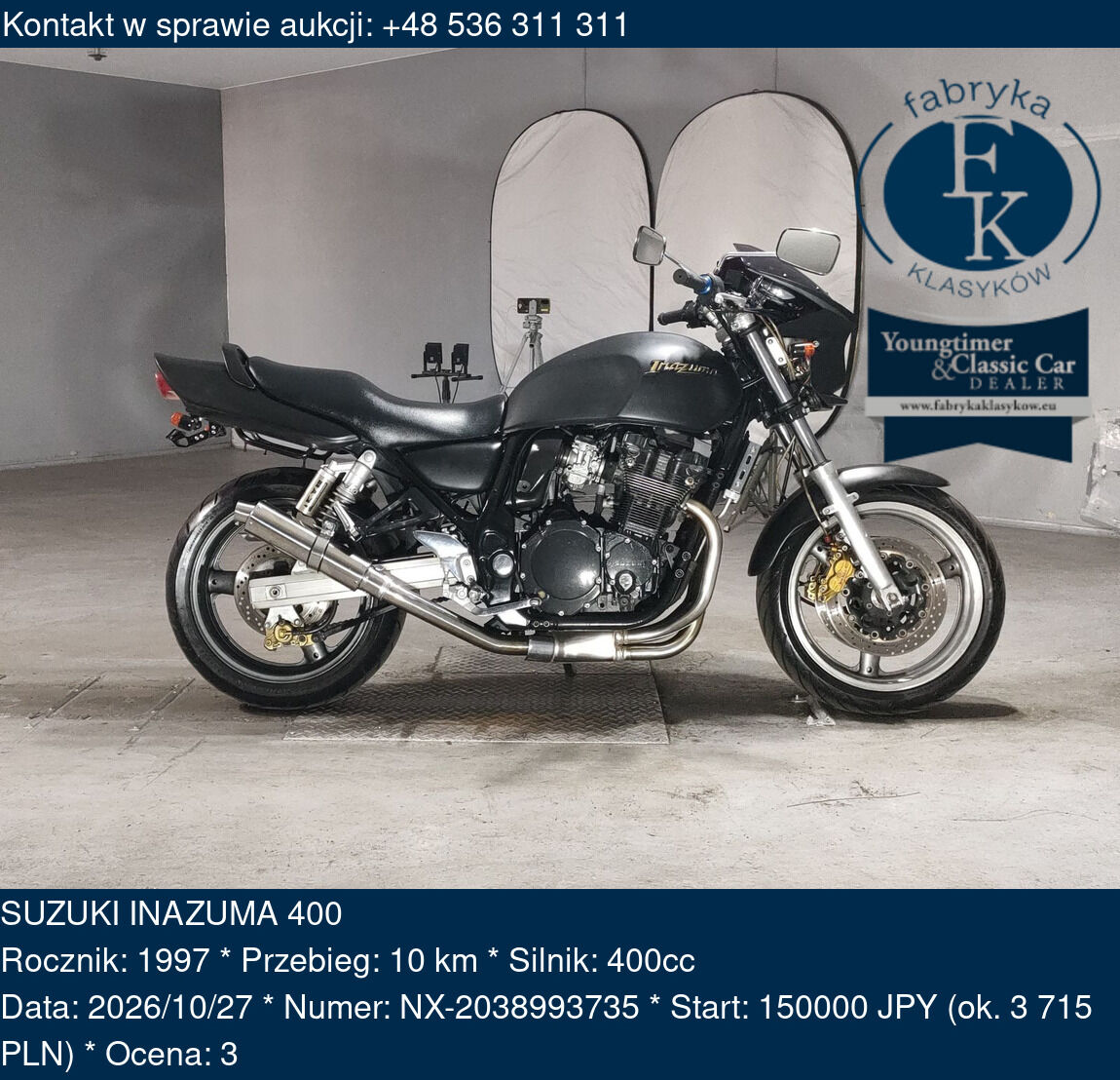 SUZUKI INAZUMA 400 1997 - zdjęcie 2