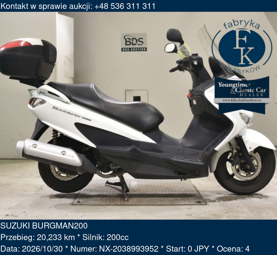 SUZUKI BURGMAN200  - zdjęcie 2