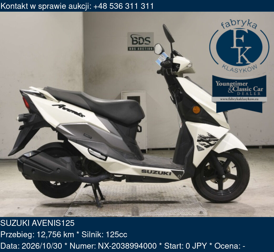 SUZUKI AVENIS125  - zdjęcie 2