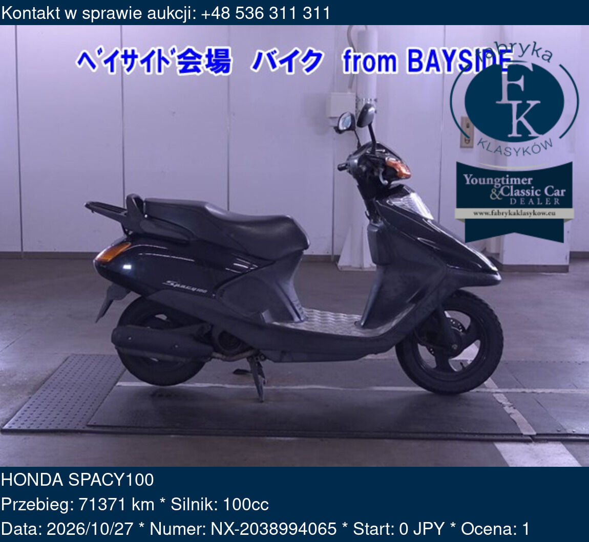 HONDA SPACY100  - zdjęcie 2