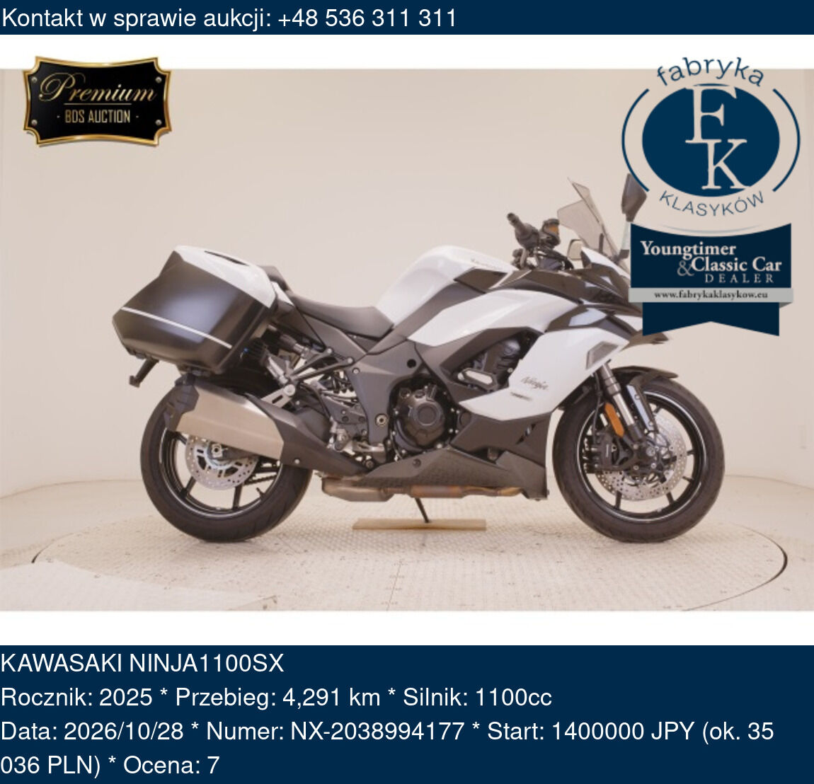 KAWASAKI NINJA1100SX 2025 - zdjęcie 2