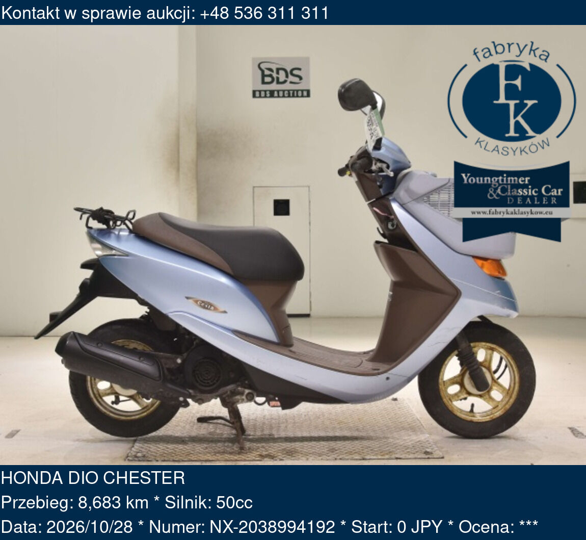 HONDA DIO CHESTER  - zdjęcie 2