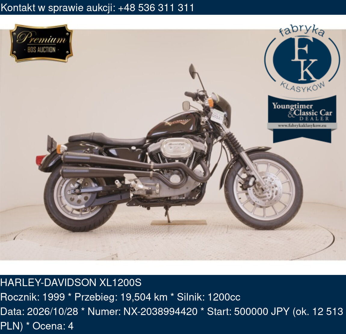 HARLEY-DAVIDSON XL1200S 1999 - zdjęcie 2