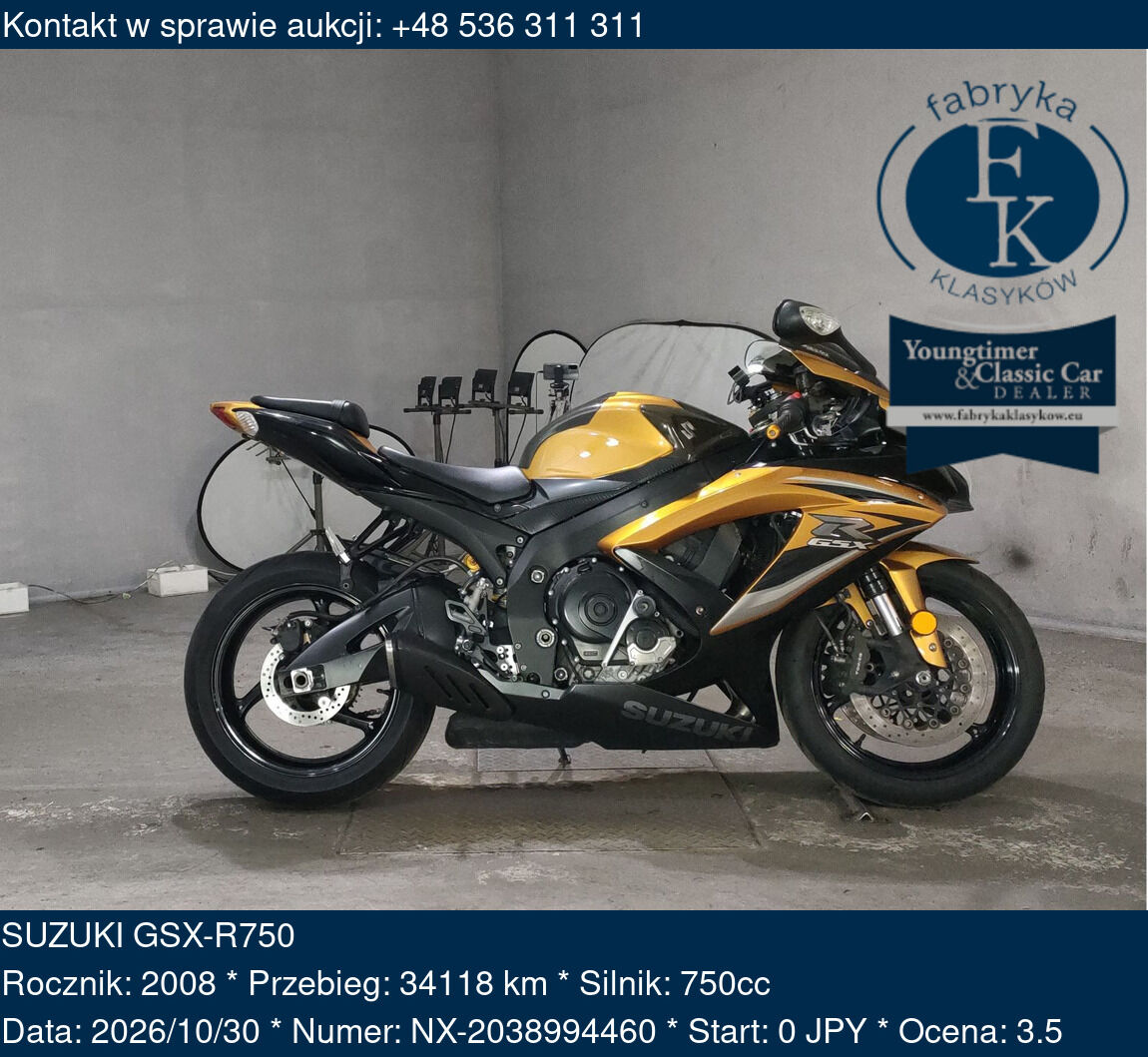 SUZUKI GSX-R750 2008 - zdjęcie 2