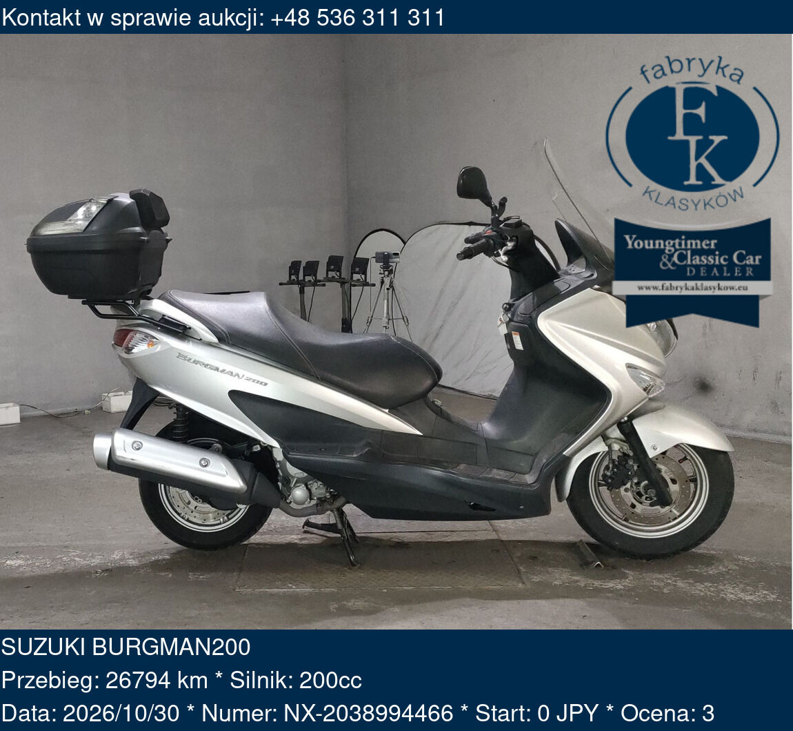 SUZUKI BURGMAN200 - zdjęcie 2