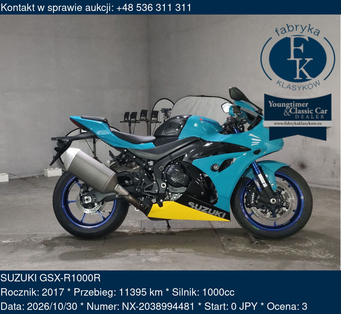 SUZUKI GSX-R1000R 2017 - zdjęcie 2