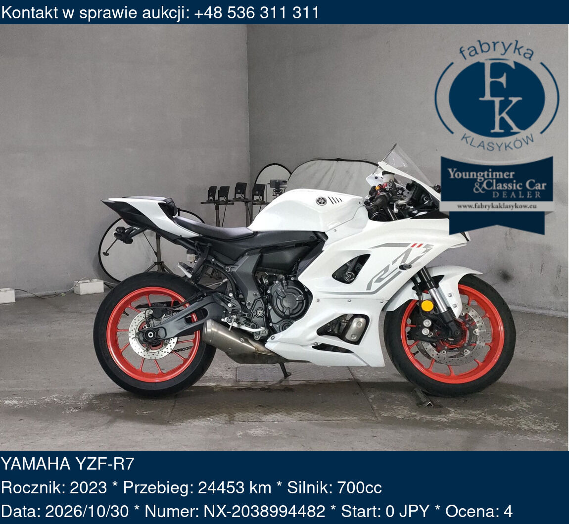 YAMAHA YZF-R7 2023 - zdjęcie 2