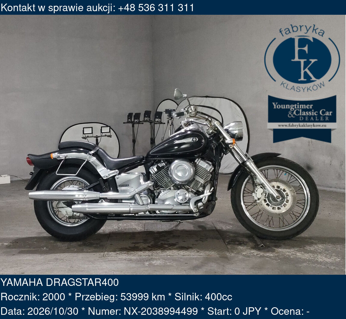 YAMAHA DRAGSTAR400 2000 - zdjęcie 2