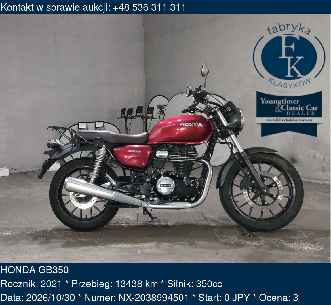 HONDA GB350 2021 - zdjęcie 2