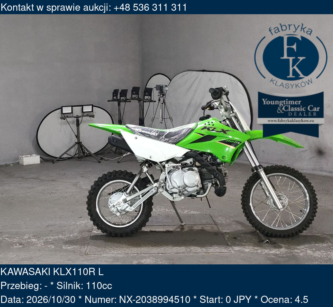 KAWASAKI KLX110R L - zdjęcie 2