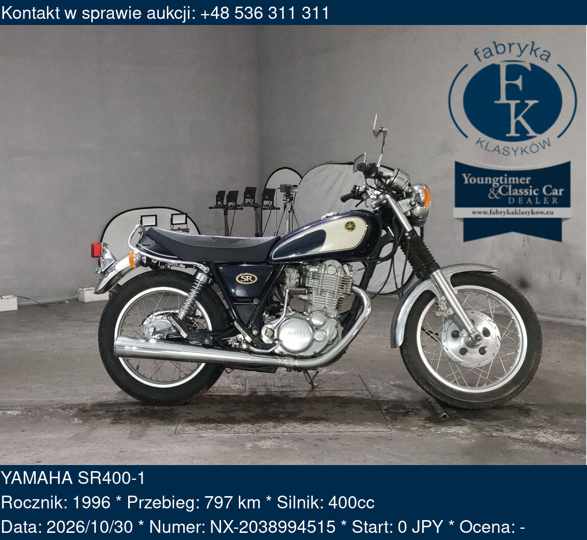 YAMAHA SR400-1 1996 - zdjęcie 2