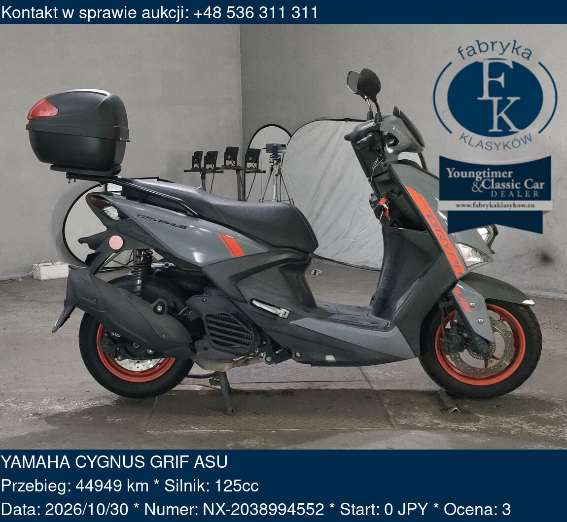 YAMAHA CYGNUS GRIF ASU  - zdjęcie 2