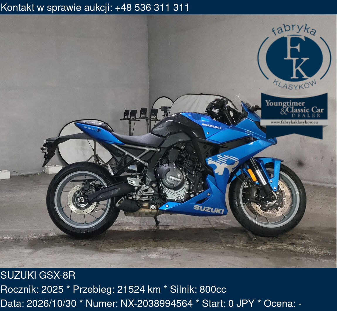 SUZUKI GSX-8R 2025 - zdjęcie 2