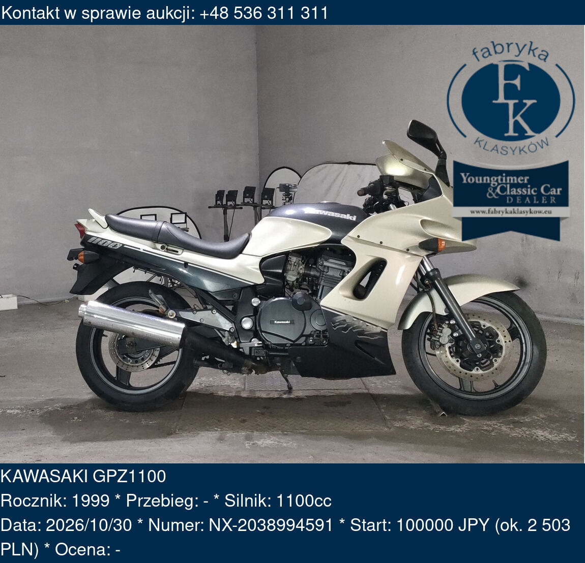 KAWASAKI GPZ1100 1999 - zdjęcie 2
