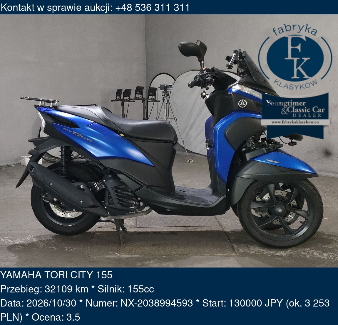 YAMAHA TORI CITY 155  - zdjęcie 2