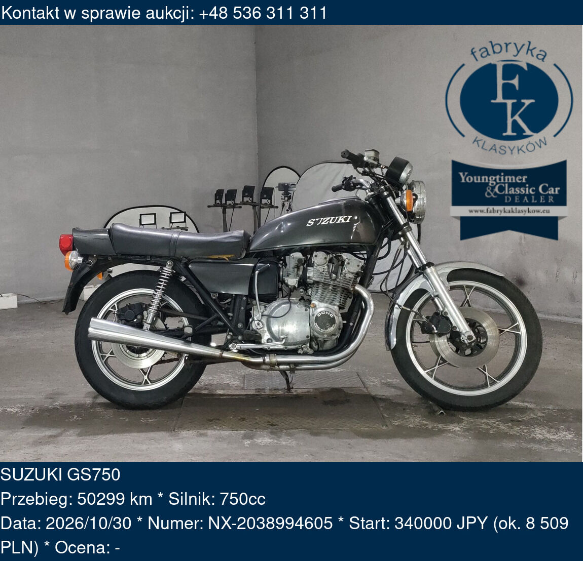 SUZUKI GS750 - zdjęcie 2