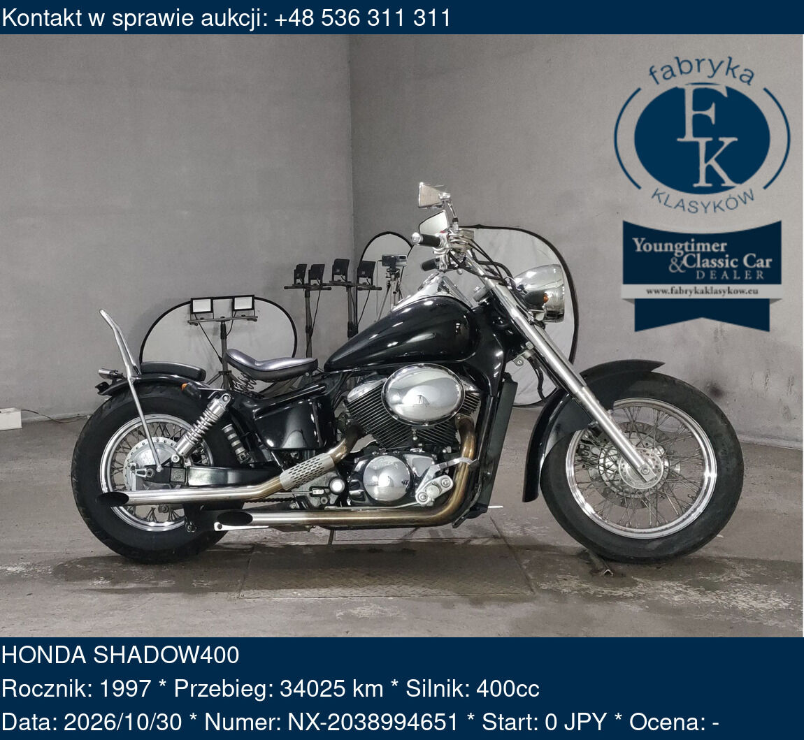 HONDA SHADOW400 1997 - zdjęcie 2