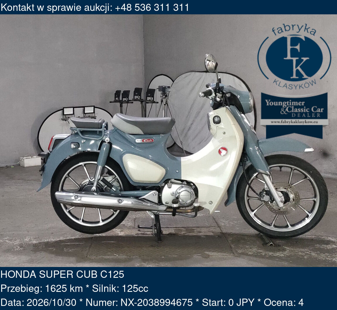 HONDA SUPER CUB C125  - zdjęcie 2
