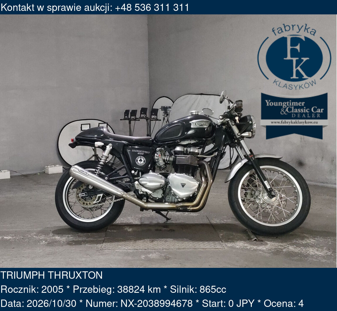 TRIUMPH THRUXTON 2005 - zdjęcie 2