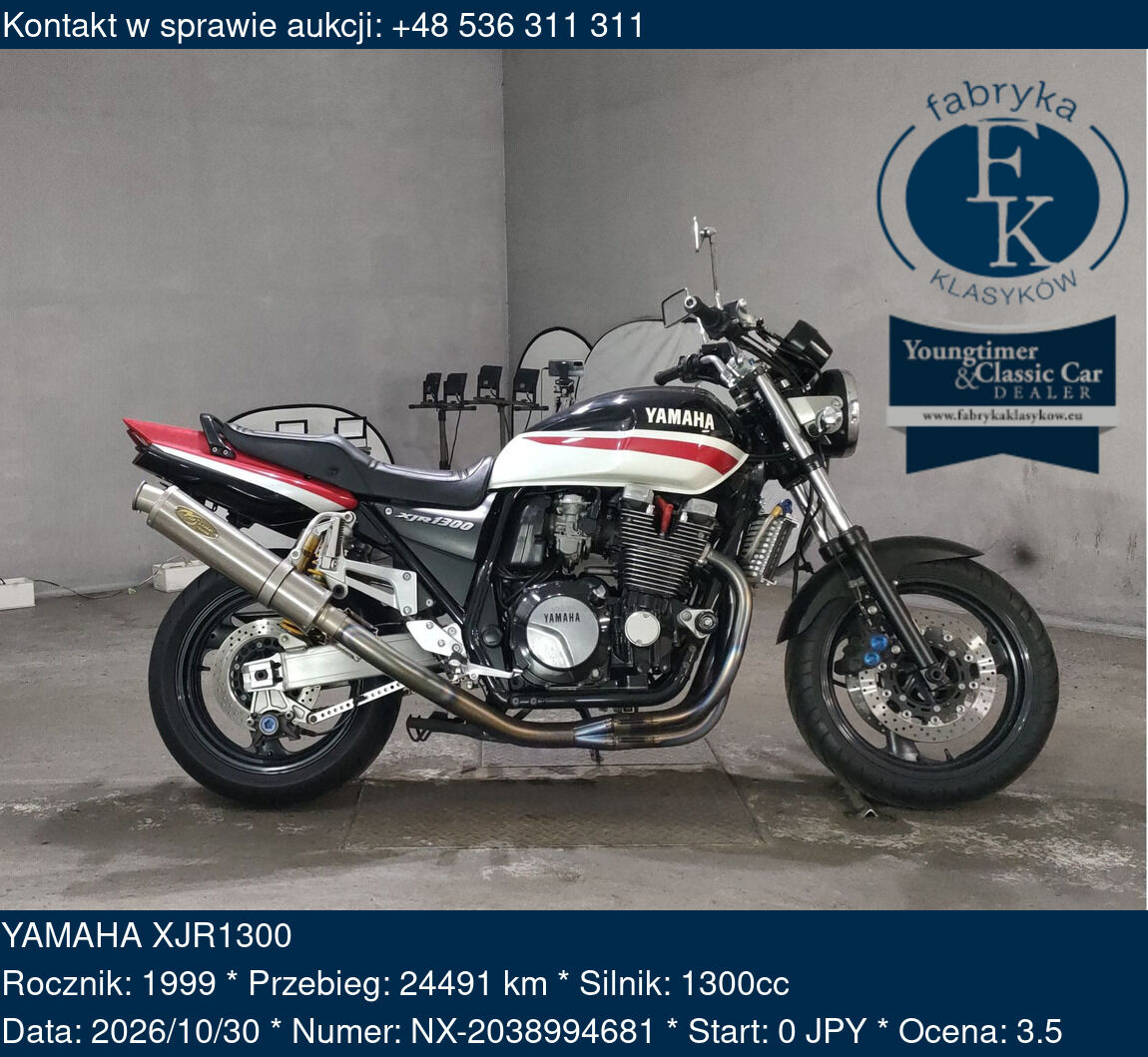 YAMAHA XJR1300 1999 - zdjęcie 2