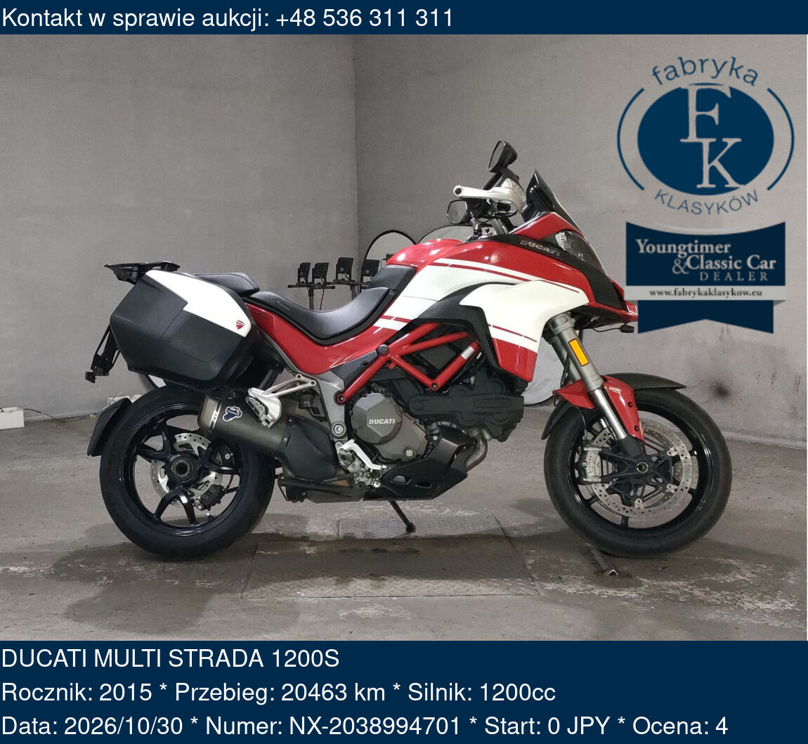 DUCATI MULTI STRADA 1200S 2015 - zdjęcie 2