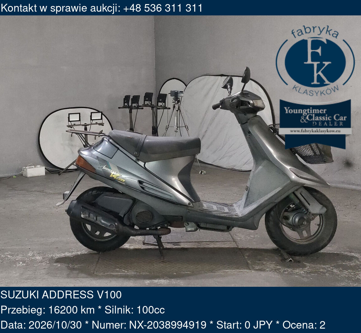SUZUKI ADDRESS V100  - zdjęcie 2