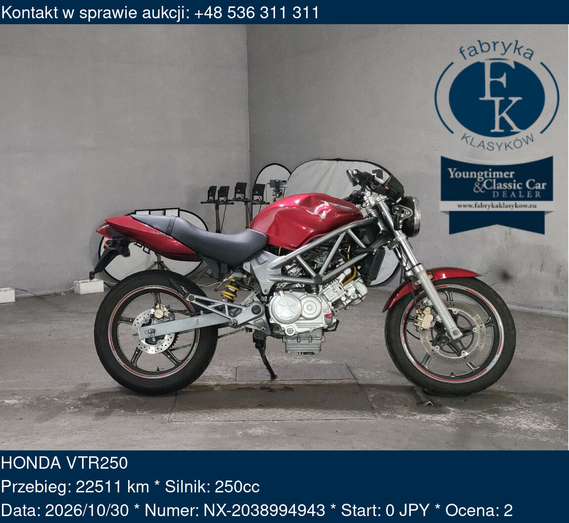 HONDA VTR250  - zdjęcie 2