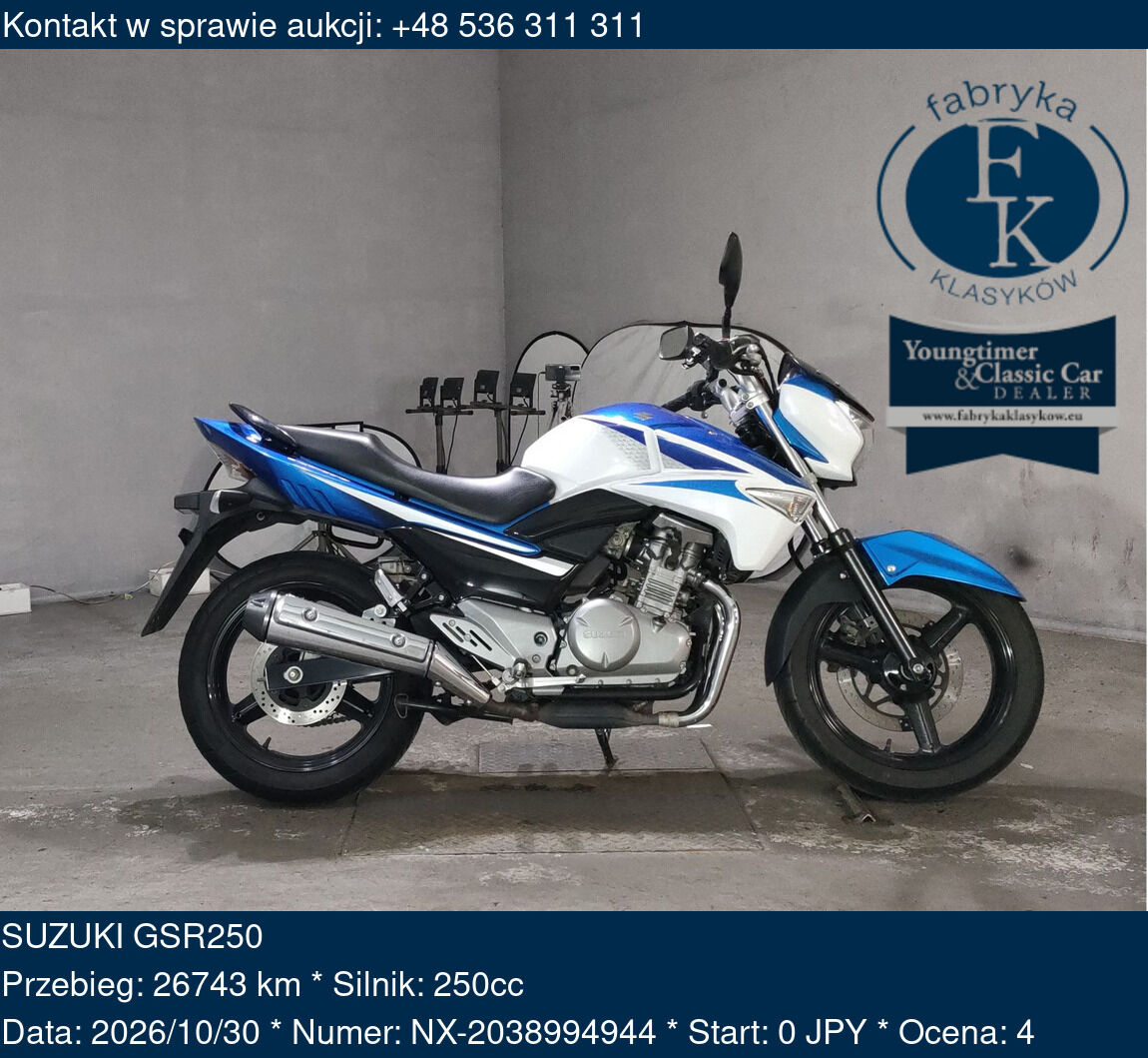 SUZUKI GSR250 - zdjęcie 2