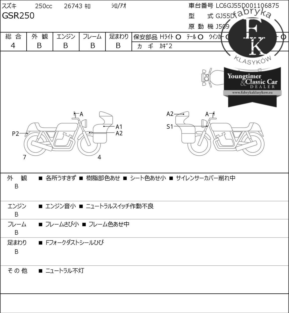 SUZUKI GSR250 - zdjęcie 7
