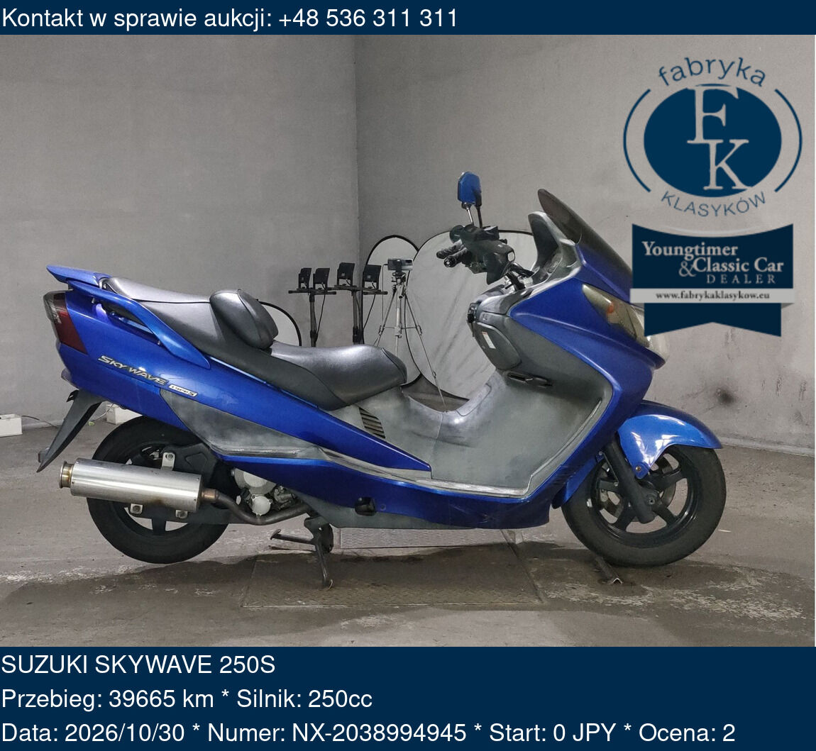SUZUKI SKYWAVE 250S  - zdjęcie 2