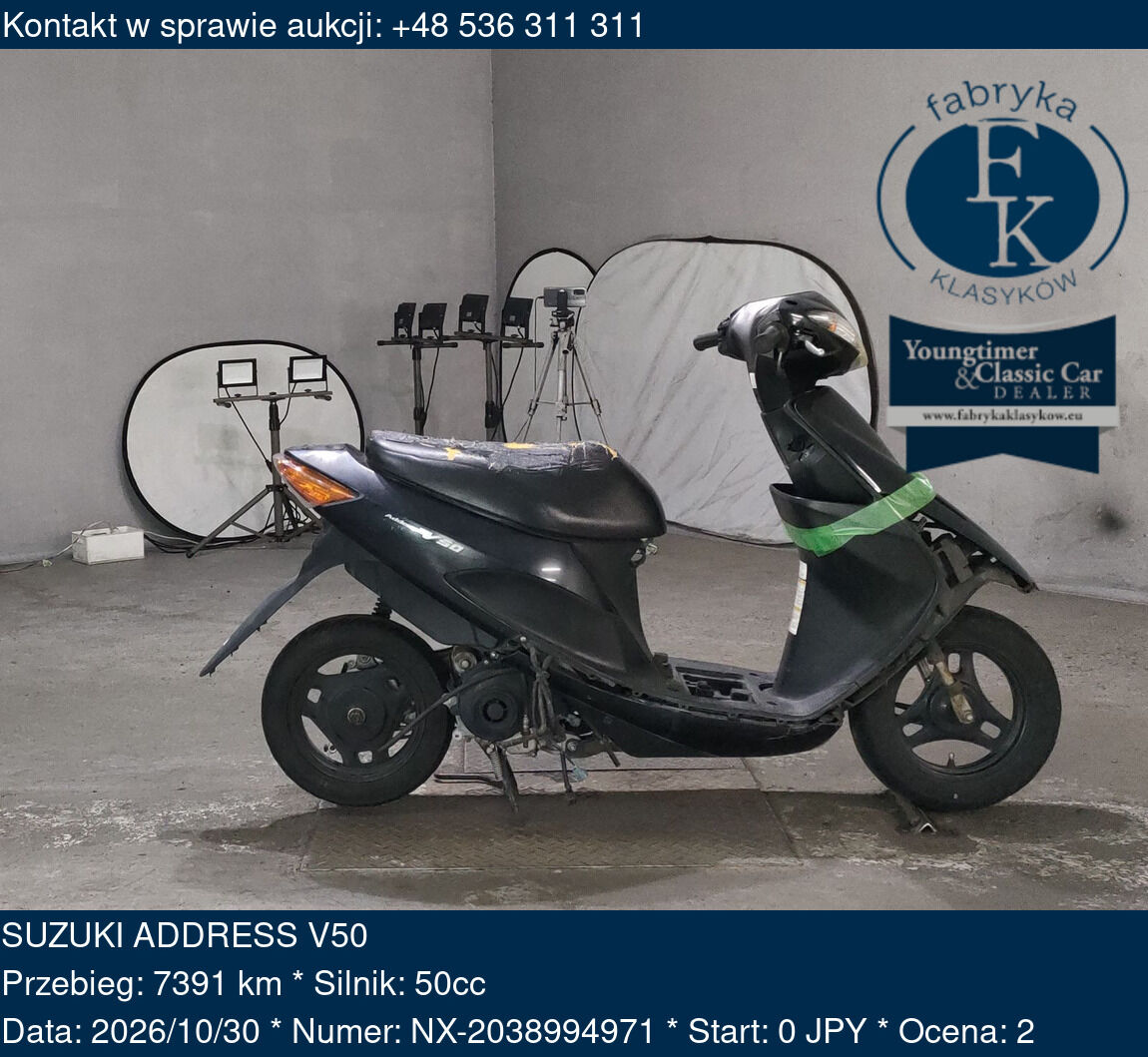 SUZUKI ADDRESS V50 - zdjęcie 2