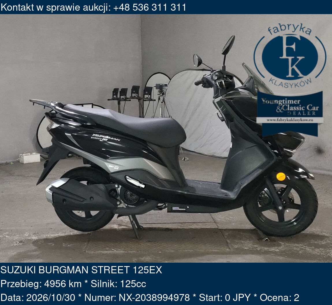 SUZUKI BURGMAN STREET 125EX  - zdjęcie 2