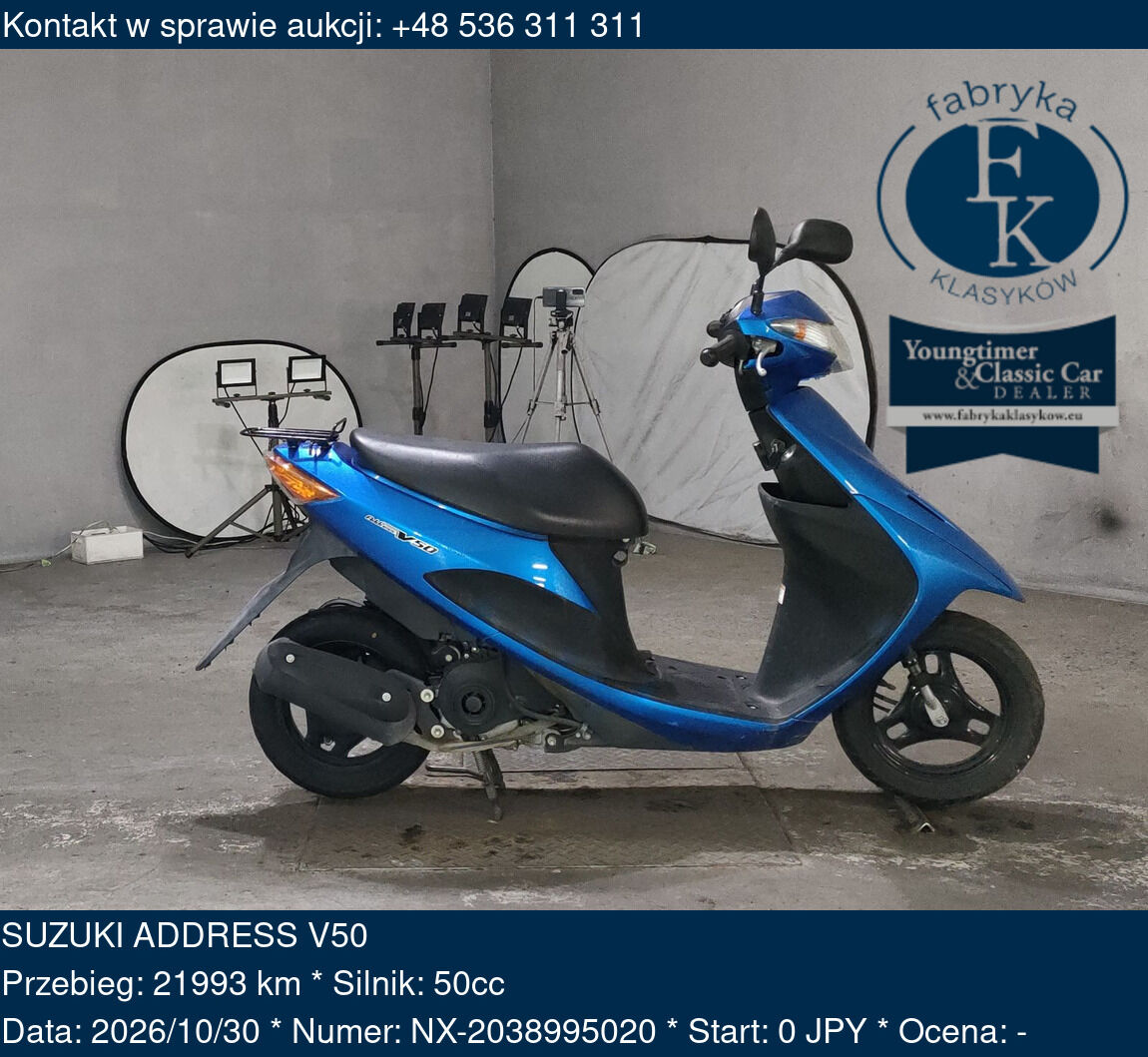 SUZUKI ADDRESS V50  - zdjęcie 2