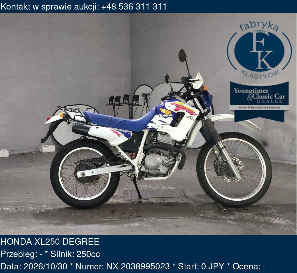 HONDA XL250 DEGREE  - zdjęcie 2
