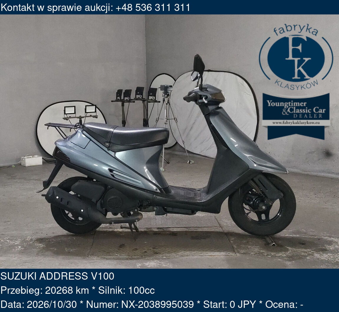 SUZUKI ADDRESS V100 - zdjęcie 2