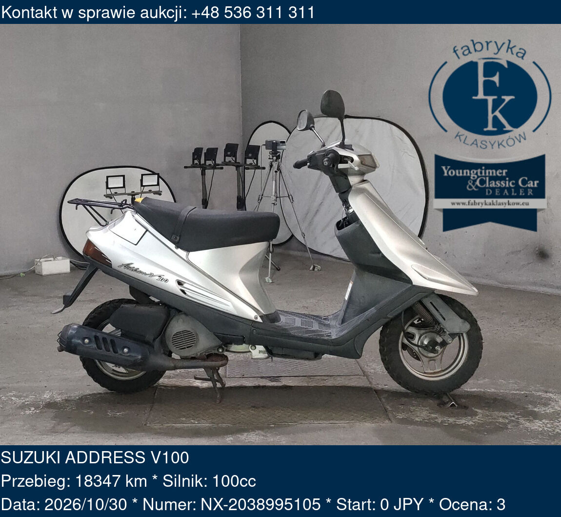 SUZUKI ADDRESS V100  - zdjęcie 2