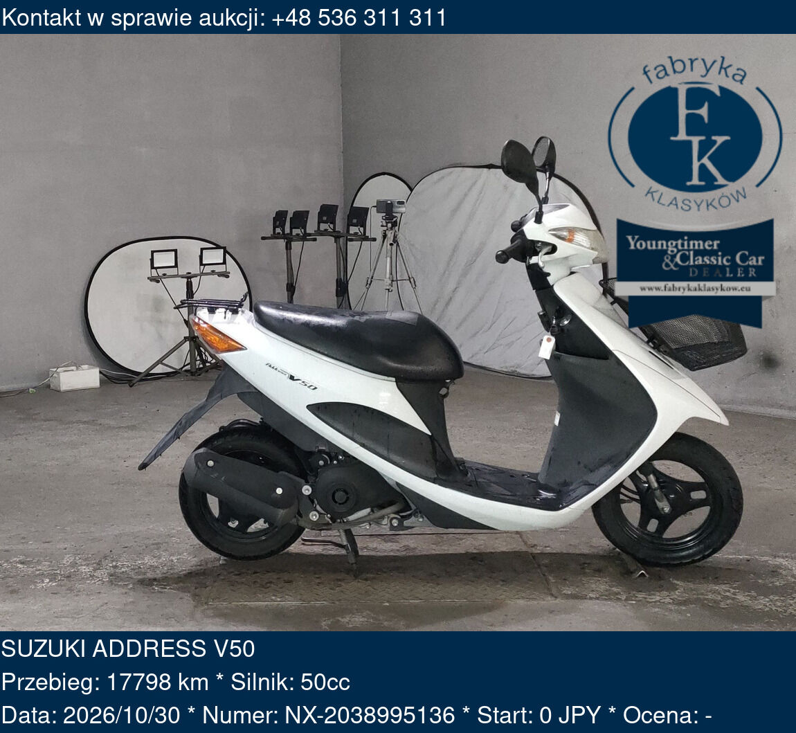 SUZUKI ADDRESS V50  - zdjęcie 2